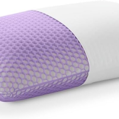 Pillow - Standard - Medium, Greatest Pillow Ever Invented, 360º Hex Grid & Latex Core - No Pressure Support, Stays Cool, Luxurious Comfort