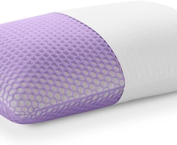 Pillow - Standard - Medium, Greatest Pillow Ever Invented, 360º Hex Grid &  Latex Core - No Pressure Support, Stays Cool, Luxurious Comfort
